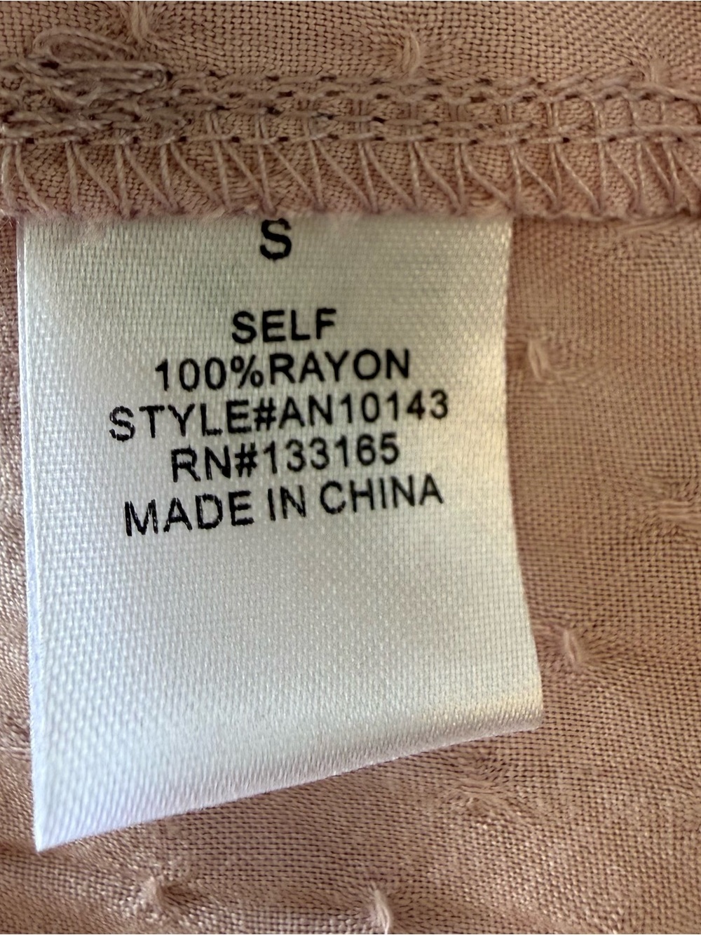 Altar’d state blouse Small light Pink Empire waist   Long Balloon Sleeves NWT - Picture 9 of 10